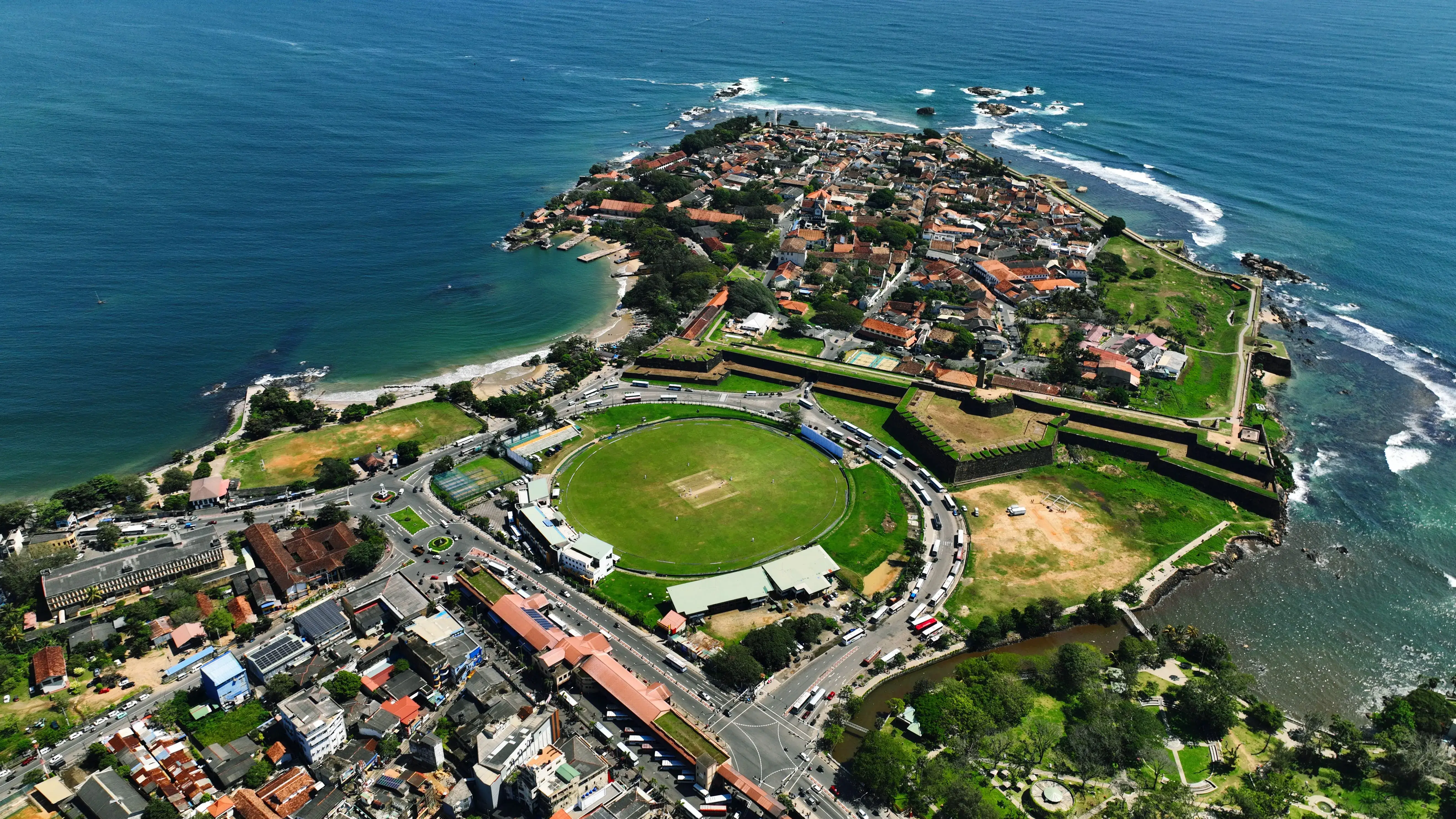Galle city atmosphere